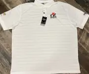 New Callaway Opti Dri Polo Shirt Mens Kippertool Golf Hippo Power Hawk Logo 2XL