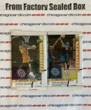 2x 2001-02 Upper Deck 1&2 HOBBY Pack Look4 Kobe Bryant Michael Jordan Patch AUTO