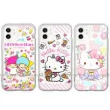 三麗鷗授權 Kikilala 雙子星/Hello Kitty凱蒂貓 iPhone 12 mini 5.4吋 浮雕彩繪空壓手機殼(糖果.熊熊.和服)