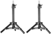 Mini Set of Two Aluminum Photography Back Light Stands with 32"/80Cm Max Height