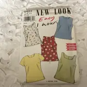 New Look Pattern #6483-Misses' Top 5 Variations - Sizes 6 to 16 Uncut FF