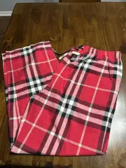 Burberry Body Men’s Pajama Pants Size XXL NWT Red Plaid Classic