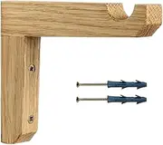 Wall Plant Hook - Bird Feeder Hanger, Wind Chime Hanger, Wooden Plant Bracket | Plant Hanger Hooks Indoor Plants, L-Shaped Basket Wall Hooks for Outdoor Flower Pots, Lanterns, Wind Chime Decoration