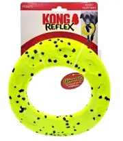 KONG Reflex Flyer M/L 9" Tough Flexible Floating Dog Fetch Toy