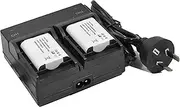 BTBAI 2X EN-EL23 Camera Battery+Charger AC Dual for ENEL23 Coolpix P600 P610 P610S S810C P900 P900s S810 B700 Digital u1a