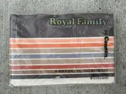 NEW Vtg Cannon Royal Family Mid Centruy MCM Full Fitted Sheet No Iron Percale