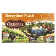 Celestial Seasonings Herbal Tea, Sleepytime Peach, 20 ct
