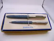 Parker Vintage Gray 41 Set in box--new old stock--fine point
