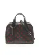 二奢 Pre-loved Louis Vuitton Dora Soft BB monogram rouge Handbag PVC leather black Red 2WAY