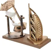 BESPORTBLE Elegant Vintage Sandglass Retro Desktop Decor for Home Office Decorative