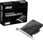 ASUS ThunderboltEX 4 with Intel® Thunderbolt™ 4 JHL 8540 Controller, 2 USB Type-C Ports, up to 40Gb/s bi-Directional Bandwidth, DisplayPort 1.4 Support, up to 100W Quick Charge, Black