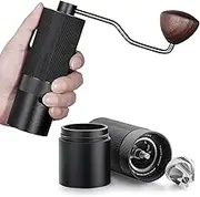 Manual Coffee Grinder - Normcore Manual Coffee Bean Grinder with Stainless Steel Conical Burr - Adjustable Settings - for Drip Coffee, Aeropress, Espresso, Pour Over，French Press, Capacity 20g