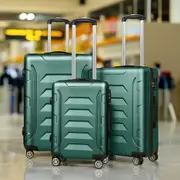 ALFORDSON Suitcase sets Luggage TSA Suitcase Trolley 3PCS Set - Green