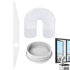 Portable Air Conditioner Window Vent Kit 5.9 Inches/15 Cm Diameter Exhaust Hose