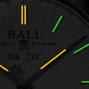 【BALL 波爾】官方授權 Engineer II Moon Calendar 月相顯示多功能機械錶(NM3016C-S1J-BE)