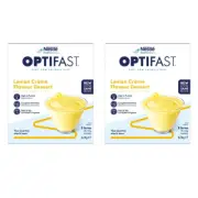2 x Optifast VLCD Weight Loss Diet Lemon Crème Dessert Sachet 8x53g =16 Sachets