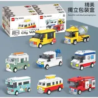 在飛比找蝦皮購物優惠-Dr. STAR  City Vehicle 迷你車車積木