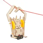 Teachers STEM Tightrope Walking Robot Kit DIY Educational Wooden Toys Ages 8+