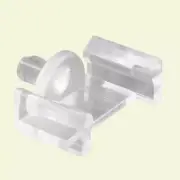 Window Grid Retainer Clips Pane Grid Fixings Mounting Clips Clear Plastic 6 Pack