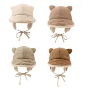 Windproof Plush Duck Tongue Hat Ear Protections Plush Basin Caps Baby Basin Caps