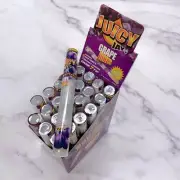 Juicy Jays Grape Pre-Rolled Cones 24PK, 2 Jones & 1 Wooden Tips Per PK