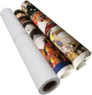 Waterproof Matte Inkjet Canvas Roll 24"x40' for Printing and Painting, White