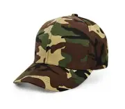Mens Womens Army Military Camo Cap Baseball Casquette Camouflage Medium Green