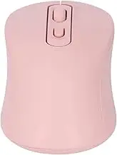 Wireless Mouse, Rechargeable Computer Mouse with USB Receiver, Adjustable DPI Levels, Portable Suitable for PC, Laptop, and Desktop (Rose)
