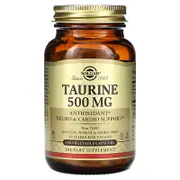Solgar, Taurine, 500 mg, 100 Vegetable Capsules