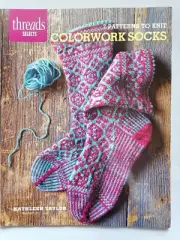 COLOURWORK SOCKS, 7 Patterns to Knit for Child/Adult - Kathleen Taylor, 32pg