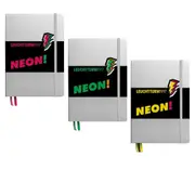 [Leuchtturm1917] Leuchtturm HC Silver and Neon Dotted A5 Notebook - Yellow