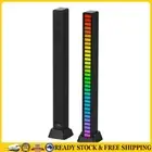Rechargeable Sound Control Light RGB 32LED Pickup Lamp Bar (Black) .
