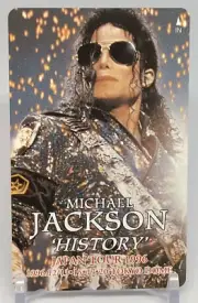 Michael Jackson Japan Tour 1996 History in Tokyo Dome Telephone Card Japanese