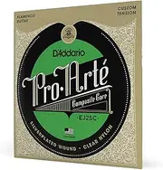 D'Addario EJ25C Pro-Arte Clear Nylon Composite Flamenco Guitar Strings
