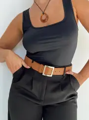 Jamelia Belt Brown