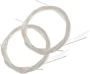 Generic 2 Sets Acoustic Guitar Strings Nylon Strings for Classical Guitars Silver-plated for Enhanced Sound Stylish Pearlescent Packaging