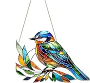 Window Sun Catcher Bird,Window Art Sun Catcher Bird - Bird Suncatcher Decorative Window Wall Art | Colorful Stained Acrylic Window Decor Decoration, Window Wall Decor Suncatcher