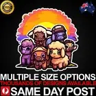 CUTE LLAMA HERD Vinyl Car Sticker Decal Cheap Aussie Animal Pet Farm Chibi