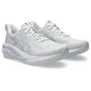 ASICS Women's Novablast 5 Running Shoes, White/Piedmont Grey