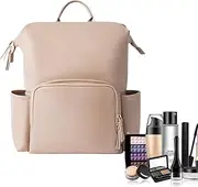 Générique Leather Diaper Bag Backpack, Water-Resistant Travel Toddler Backpack, Fashion PU Leather Mommy Daypack, Stylish And Practical Diaper Bag For Unisex, Perfect For Toddler Needs