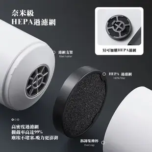 【手持無線吸塵器-加購濾網】吸塵器 迷你吸塵器 車用吸塵器 電腦吸塵器 無線吸塵器 USB吸塵器 (5.6折)