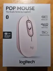Logitech POP Mouse (Rose) Bluetooth Wireless RRP $59 NEW in Box