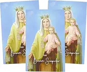 Needzo The Brown Scapular Booklet Set, History of The Carmelite Order, Catholic Church Handouts, 16 Pages Each (Pack of 3)