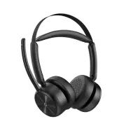 eMEET GeniusCall Wireless On-Ear Headset with Charging Base & ENC