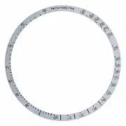 BEZEL INSERT FOR OMEGA SPEEDMASTER TACHYMETRE REDUCED 3510.50 3810-50 SILVER