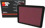 K&N Engine Air Filter: High Performance, Premium, Washable, Replacement Filter: Compatible with select 2022-2023 Land Cruiser/Land Cruiser 300 DIESEL, 33-3177