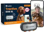 Tractive GPS Dog Tracker XL Adventure, Bite-Proof Fiberglass Casing, Up to 1 Month Battery, Market Leader, Worldwide Real-time Location Tracking, Escape Alerts, Monitor Activity, Health Alerts