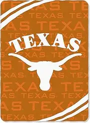 NCAA Texas Longhorns 64-Inch-by-86-Inch Fleece Blanket