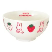 在飛比找樂天市場購物網優惠-小禮堂 米飛兔 陶瓷碗 (米紅草莓款)