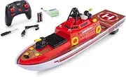Carson 500108051 RC Fire Extinguishing Boat 2.4G 100% RTR - Remote Controlled Boat, RC Boat, Remote Control Boat for Children and Adults, Includes Remote Control